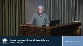 Regular Meeting of The Buncombe County Board of Commissioners | February 3, 2026