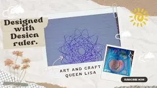 Designed with Desicn ruler.☺All new videos #short #design #art #satisfying &lrm;@artandcraftqueenlisa&nbsp;