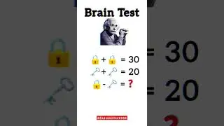 Brain Test #mathematics #trending #youtubeshorts #maths #reels #viral #shorts #short #reasoning