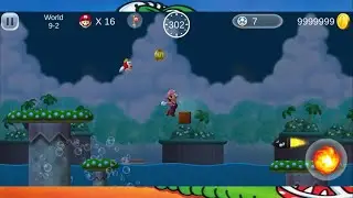 Let&acute;s Play: Super Mario Two HD (Android) Super Mario 2 World 9 | SteveKingBob95552015