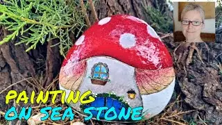 Whimsical mushroom/inspiration Rachel's Rocks  Canada 🇨🇦
