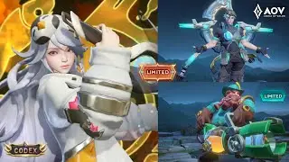 AOV New Skin Codex Xeniel [Valor Pass] Sinestrea, Tulen, Moren - Arena of Valor