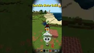 Minecraft Invisible Water Lift🤯||Minecraft Build😱#shorts#shortsfeed#minecraft