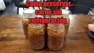 Prepárate! Como preservar carne molida sin refrigeración para que dure hasta un año
