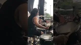 OKI FADHLAN (Indonesian Metal Drummer) #okifadhlan #drummer #metaldrumming #shorts