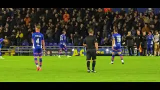 Hatrick Hero James Norwood Subbed off for Oldham Athletic Vs Tamworth FC 16/112024 24/25 Season