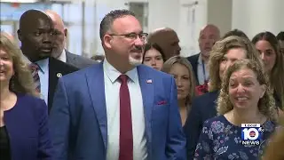 U.S. Secretary of Education visits high school, college in Weston