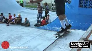 skateboard - arena skate jam - familia resistence locked