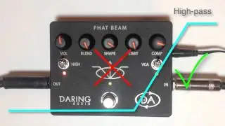 Daring Audio Phat Beam Compressor / Limiter Walk Shape filtering with VCA