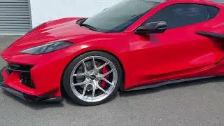WD FORGED AS5-GT BRUSHED POLISHED CLEAR C8 Z06 