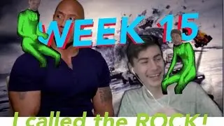 WEEK 15, I CALLED DWAYNE JOHNSON!!! and green screened my morph suit!