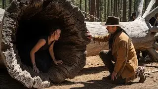 She Was Hiding On The Fallen Log Den&mdash;A Hunter Found Her And Said  If They Ask, Say You&rsquo;re With Me