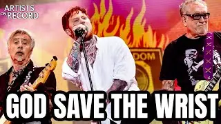 SEX PISTOLS STEVE JONES BREAKS WRIST