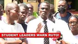Fireworks as Kisiwa student leader blocks Ruto & his allies from campaigning in the school compound!