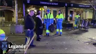 OPERATIVO DE LIMPIEZA EN LA NAVIDAD DE LEGANÉS
