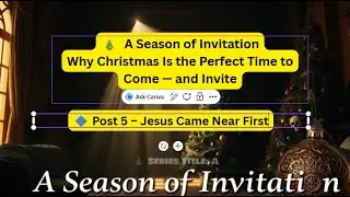 Jesus Came Near First