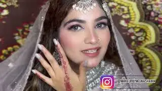 Reception Bridal Look Of Afrin #makeuptutorial #receptionbride