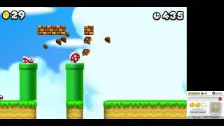 New Super Mario Bros. 2: Retro Remix SMB2: Lost Levels 1-1 Mushroom - 1 showcase