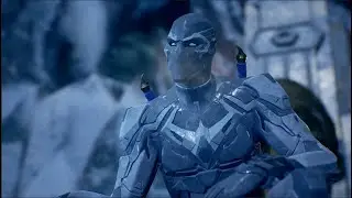 Gotham Knights - Nightwing vs Mr. Freeze (Frost Metal Suit)