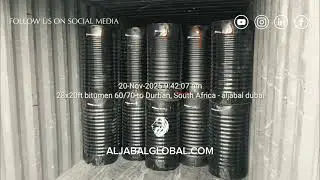 Bitumen 60/70 shipment | November 2025 Export to Durban, South Africa | Aljabal Holding