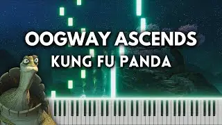 Oogway Ascends - Piano Tutorial / Cover (Kung Fu Panda Soundtrack) FREE MIDI