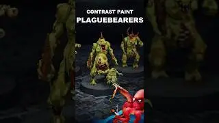 Plaguebears contrast paint (game ready) #warhammer #ageofsigmar #nurgle #howtopaint #tutorial