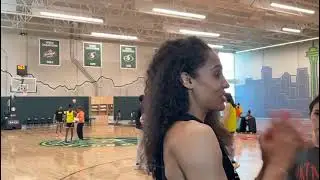 Skylar Diggins on Storm facing the Aces in the 2025 WNBA Playoffs