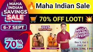 Meesho Maha Indian Sale 70% Off Loot Deals 2025 | Meesho Navratri & Dashera Loot Sale 70% Off 2025