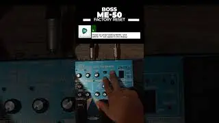 Factory Reset Boss ME-50 #shorts