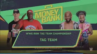 WWE 2K25 Рон, Джон против Кофи, Вудс Элм. Командный матч за титулы командных чемпионов WWE Raw.