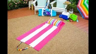 DIY Beach Towel Pillow Bag with Orly Shani - Home & Family