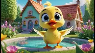 Duckling Wings Go Flap Flap Flap | English Nursery Rhyme | Kids Songs | Baby Music