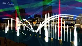 Nighttime Spectacular Multi-Media Water Show Concept Design