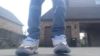 Jordan 11 Retro Low Gold 
