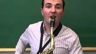 Tenor Saxophone - Playing The First Five Note