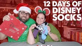 Opening ALL of the 12 Days of Disney Socks! Vlogmas Day #1
