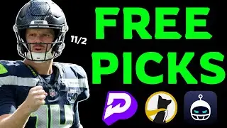 (23-5 RUN 🔥) PRIZEPICKS NFL SUNDAY 11/2/25 - FREE PICKS!!! - BEST PLAYER PROPS - NFL TODAY