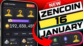 zen coin daily combo today 16 January | 16 January zen coin daily meditation today #zencoin