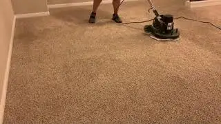 Challenger OP fiber polishing white cut loop Berber #carpettime.