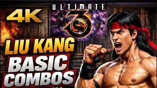 Liu Kang basic combo gameplay (no TAS)  in #UMK3 @Epicfinale 