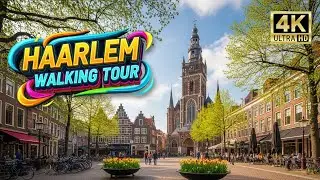 Spring in the Netherlands is Magic 🌷 Walking Haarlem City Center | 4K UHD