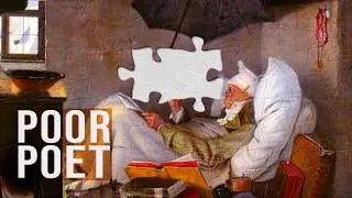 ASMR Jigsaw Puzzle | Art &ndash; Poor Poet by Spitzweg | No Talking, White Noise