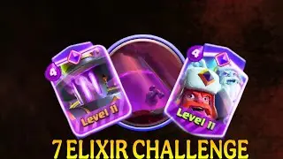 7x Elixir Challenge With Evolution Lumberjack And Evolution Furnace Cycle Deck|#clashroyale|