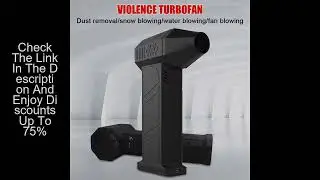 Mini Turbo Jet Fan Turbo Violent Fan Powerful Blower with High Speed Duct Fan Handheld Duct Fan 1300