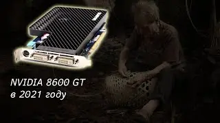NVIDIA 8600 GT из 2007 в 2021. Одна из самых дешевых видеокарт доживших до 2021 года
