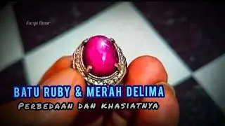 Batu Ruby Dan Merah Delima. Perbedaan dan khasiatnya