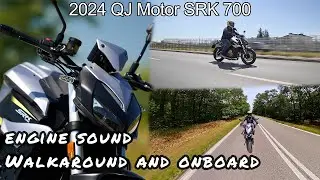 QJ Motor SRK 700 2024  detail, sound walkaround onborad and insta360
