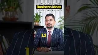 entrepreneur suggests business ideas 💡 #income #business #savings #money