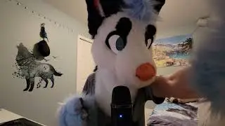 [Furry ASMR] Mouth sounds, mic petting, random stuff
