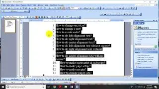MS Word Basic 2
